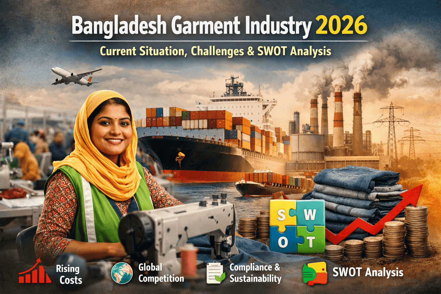 Bangladesh Garment Industry 2026: Current Situation, Major Challenges, Current Position, and SWOT Analysis
